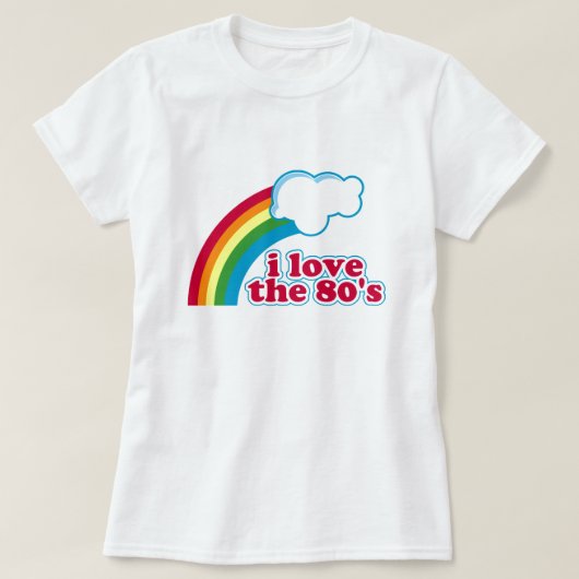 Ik hou van de 80's T-shirt (Design voorkant)