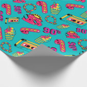 Ik hou van de 90s Fun Cadeaupapier (Hoek)