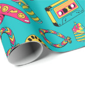 Ik hou van de 90s Fun Cadeaupapier (Rol Hoek)