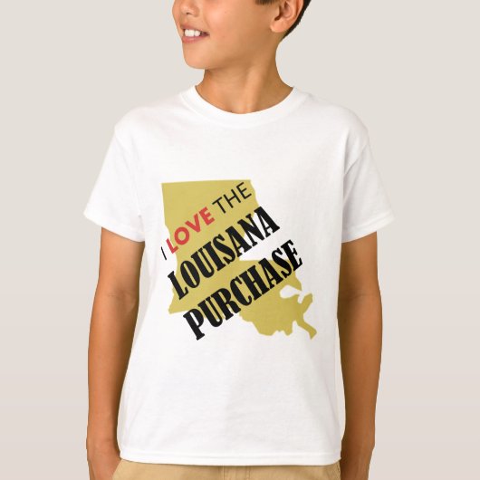 Ik hou van de aankoop van Louisiana T-shirt (Voorkant)
