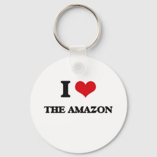 Ik hou van de Amazone Sleutelhanger