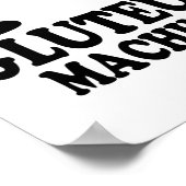 Ik hou van de bilspierenmachine poster (Hoek)