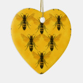 Ik hou van de Bug: Geel jasje Squadron Keramisch Ornament (Rechts)