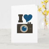 Ik hou van de camera kaart (Gele Bloem)