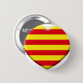 Ik hou van de Catalanen Ronde Button 5,7 Cm (Voorkant /achterkant)