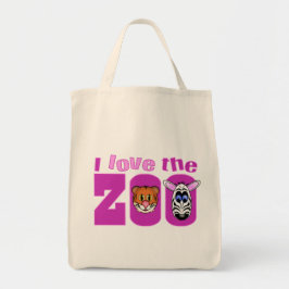 Ik hou van de dierentuin tote bag