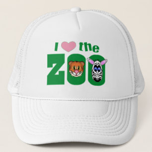 Ik hou van de dierentuin trucker pet