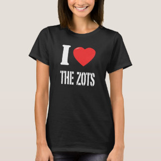 Ik hou van de dierentuinen - zwart t-shirt