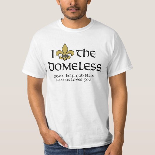 Ik hou van de Domeless T-Shirt (Voorkant)