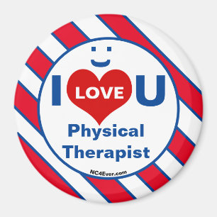 Ik hou van de Fysieke Therapistische glimlach van  Magneet
