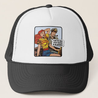 Ik hou van de geur van geen kinderen in de ochtend trucker pet