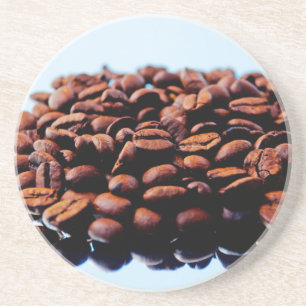 Ik hou van de geur van koffie zandsteen onderzetter