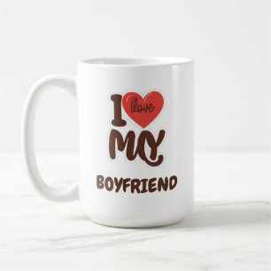 Ik hou van de gewoonte van Boyfriend Koffiemok