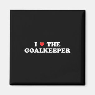 Ik hou van de Goalkeeper Heart Soccer Hockey Sport Magneet