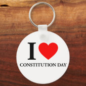 Ik hou van de Grondwet Dag Sleutelhanger (Voorkant)
