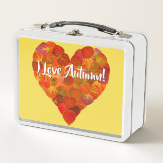 Ik hou van de herfst.—Red Aspen Leaf Heart 1