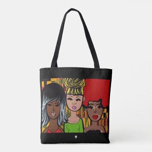 Ik hou van de huid in Canvas Tas (Achterkant)