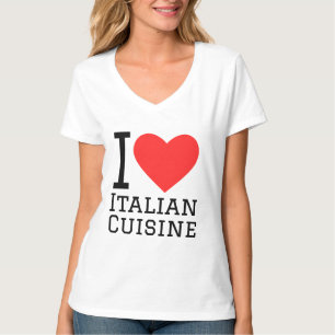 Ik hou van de Italiaanse keuken T-shirt