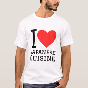 Ik hou van de Japanse keuken T-shirt