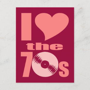Ik hou van de jaren 70 kaart