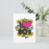 ik hou van de jaren 80 briefkaart (Staand voorkant)