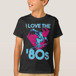 Ik hou van de jaren 80, Retro Ski Vintage 80s 90s T-shirt