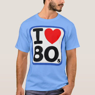 Ik hou van de jaren 80 t-shirt