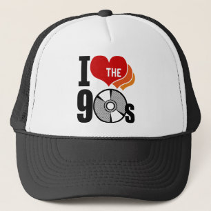 Ik hou van de jaren '90 trucker pet