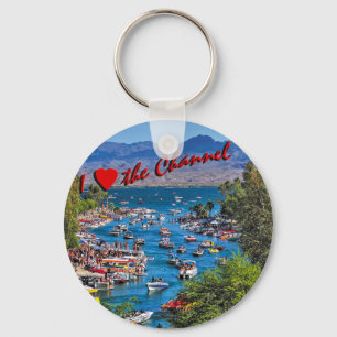 Ik hou van de KanaalSleutelhanger Sleutelhanger