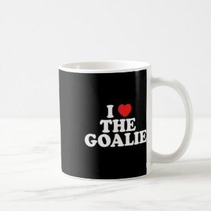 Ik hou van de keeper hart voetbal hockey sport kee koffiemok