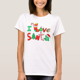 Ik hou van de kerstman t-shirt