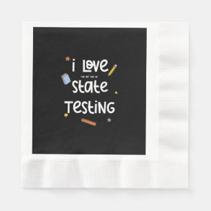 Ik hou van (de laatste dag van) State Testing Grap Servet