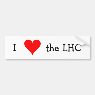 Ik hou van de LHC Bumpersticker