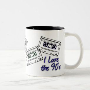 Ik hou van de Mok van de 90 oude school Cassette.