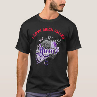 Ik hou van de naam Mum Happy Moederdag 2022 Fl T-shirt