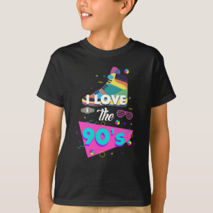 Ik hou van de Retro Outfit van 90. T-shirt