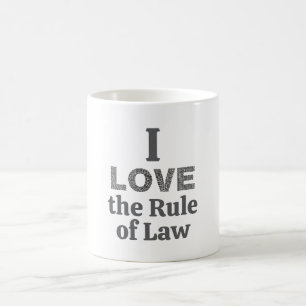 Ik hou van de Rule of Law mok