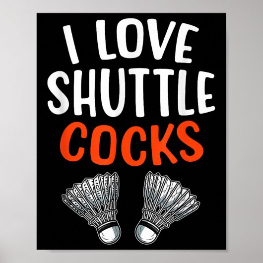 Ik hou van de shuttle S Poster (Voorkant)