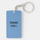 Ik hou van de sleutelketen van bagageafhandelaars/ sleutelhanger (achterkant)