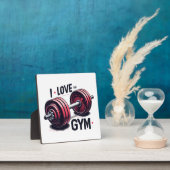 Ik hou van de sportschool fotoplaat (Insitu)