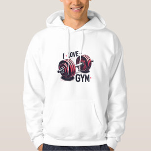 Ik hou van de sportschool hoodie