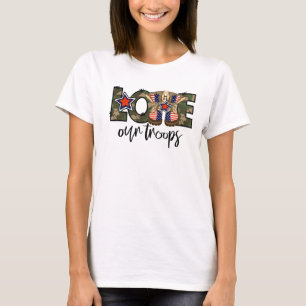 Ik hou van de T-Shirt van onze troepen