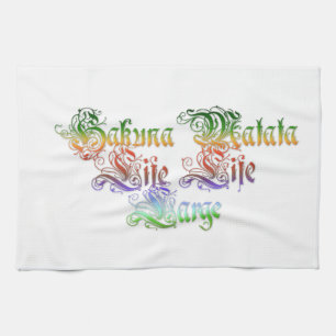 Ik hou van de vlag - Liefde Ethiopië Rood Goud G Theedoek
