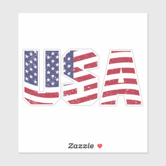 Ik hou van de VS Sticker (Vel)