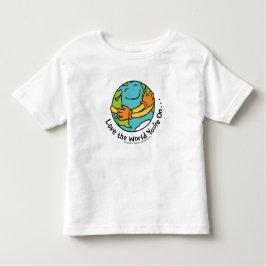 Ik hou van de wereld waar je op staat... kinder shirts