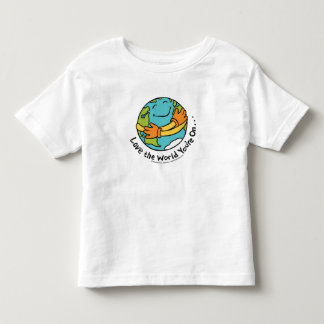 Ik hou van de wereld waar je op staat... kinder shirts
