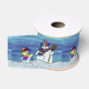 Ik hou van de winter! grosgrain lint