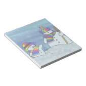 Ik hou van de winter! notitieblok (Schuin)