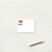 Ik hou van de zeer Hongaarse driepijler Post-it® Notes (Op bureau)