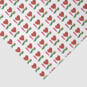 Ik hou van de zeer Hongaarse driepijler Tissuepapier (Detail)